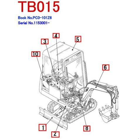 takeuchi tb 014 & tb016 mini digger workshop manual ebay|takeuchi tb015 change.